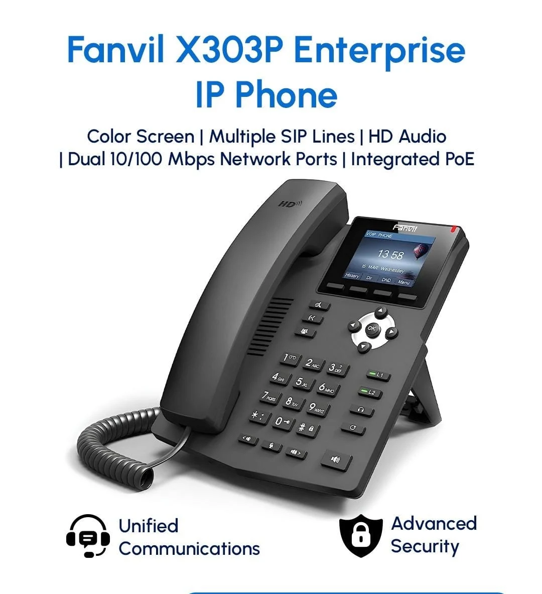 Fanvil X303P Enterprise IP Phone