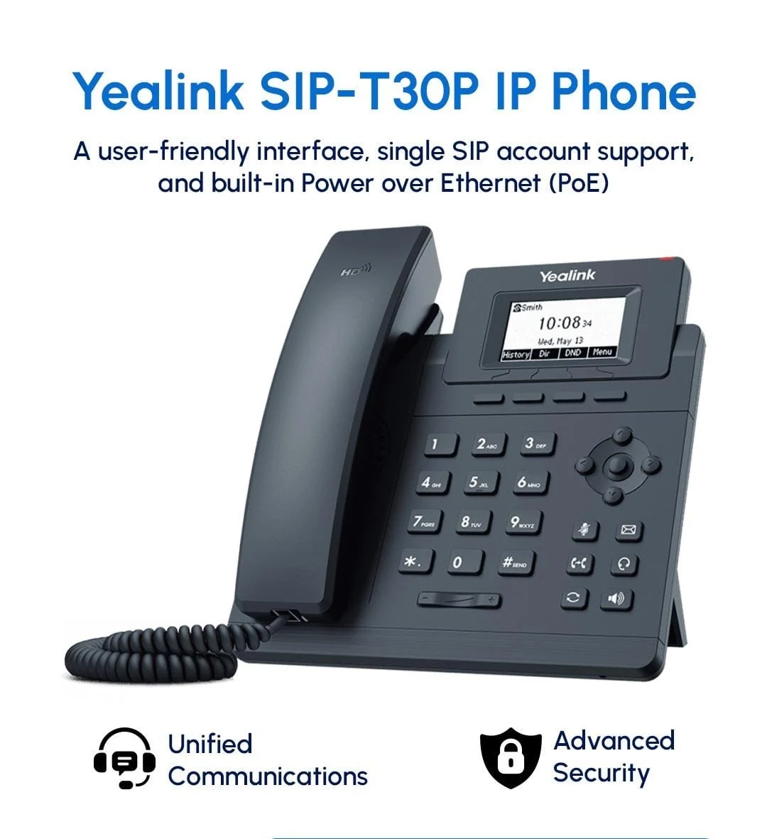 Yealink SIP-T30P IP Phone