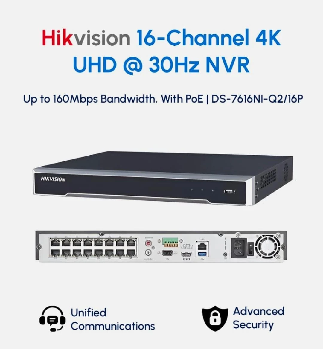 Hikvision 16-Channel 4K NVR