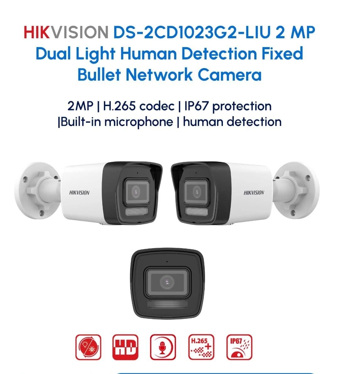 Hikvision DS-2CD1023G2-LIU Network Camera