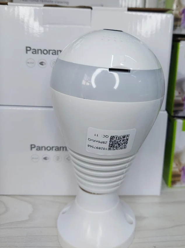Smart Wi-Fi Bulb Camera